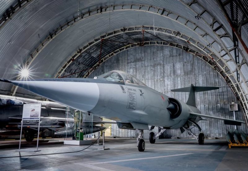 "Szlakiem myśliwców" - samolot, jedna z atrakcji Muzeum Lotnictwa w Krakowie