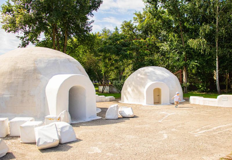 Igloo wioski świata