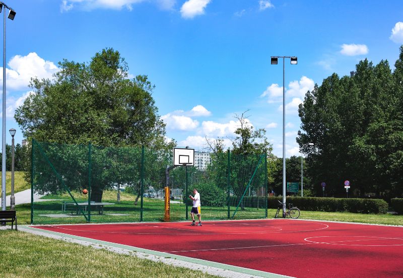 Park Krowoderski Kraków - boiska