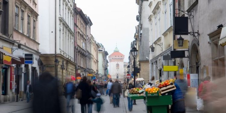 Ulica Floriańska w Krakowie - najsłynniejsza ulica w Małopolsce