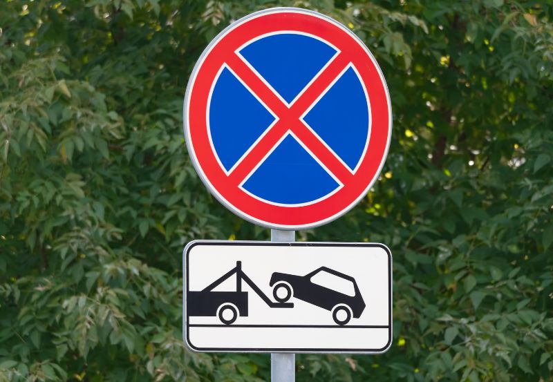 Zakaz parkowania Kraków - zakaz wjazdu