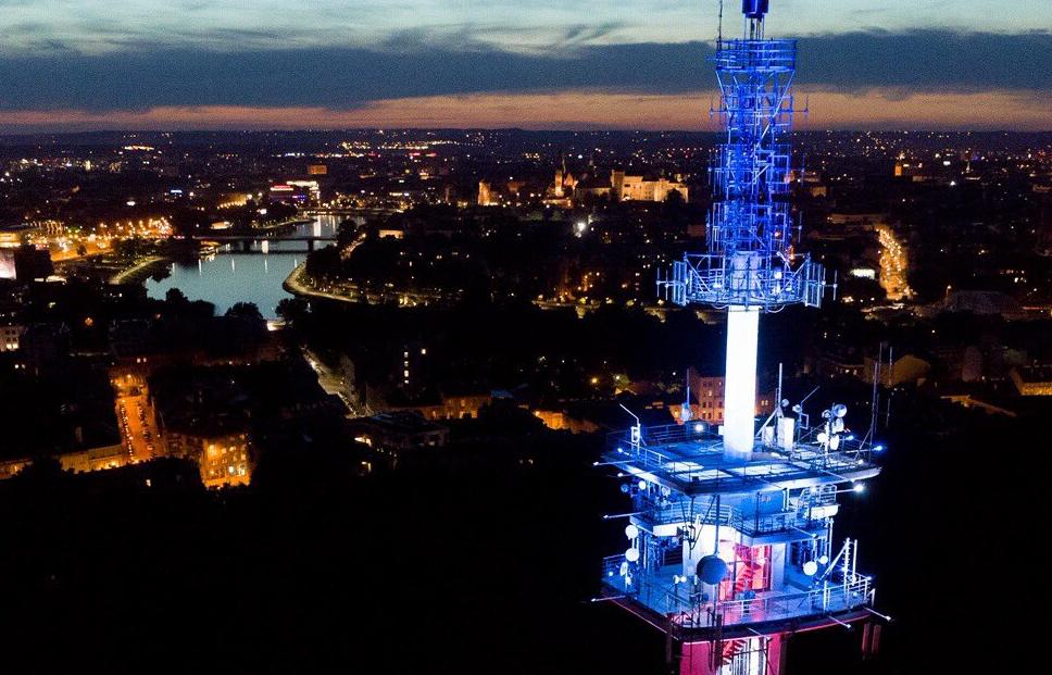 Wieża telewizyjna w Krzemionkach - świetny widok na Tatry z Krakowa