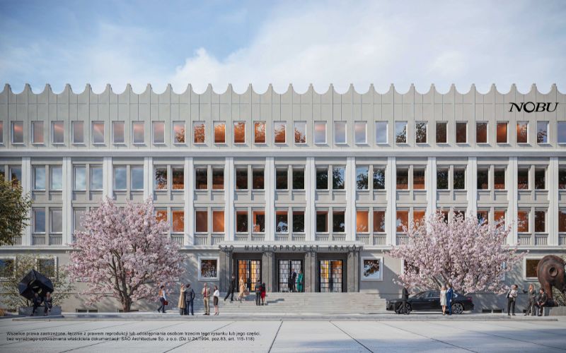 Zdjęcie przedstawia projekt Sai Miastoprojekt od Nobu w Krakowie