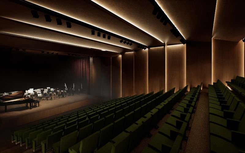 Zdjęcie przedstawia scenę teatru