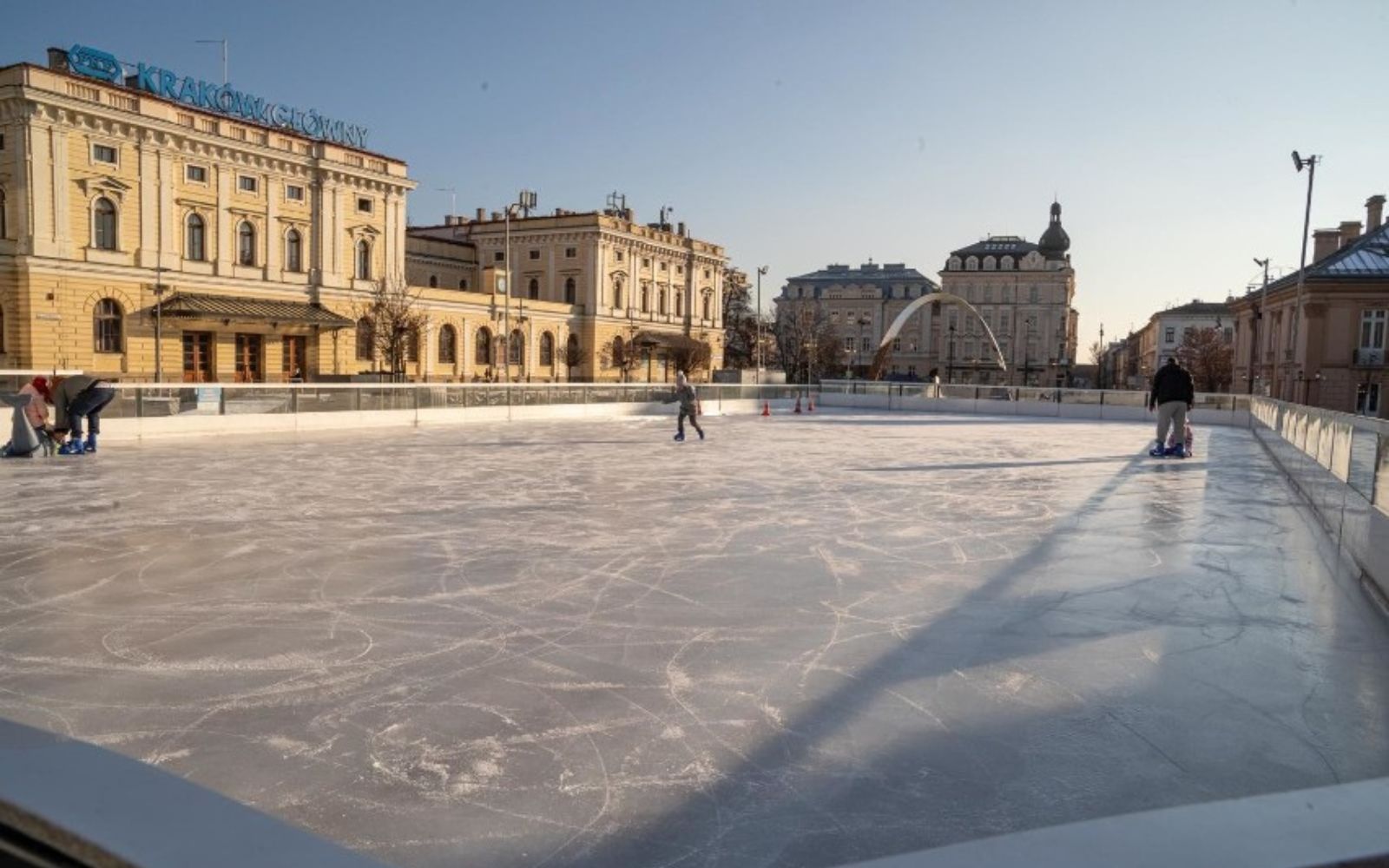 Lodowisko przy Galerii Krakowskiej