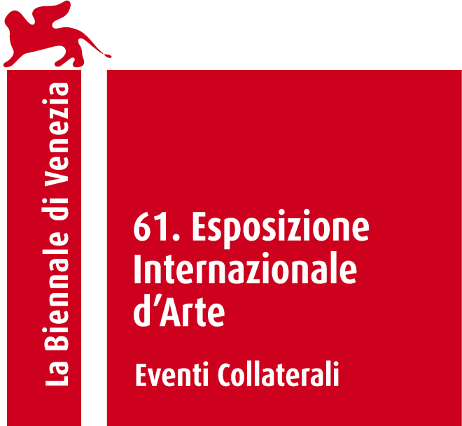 Grafika promująca 61. Międzynarodową Wystawę Sztuki Biennale w Wenecji – „Eventi Collaterali”.