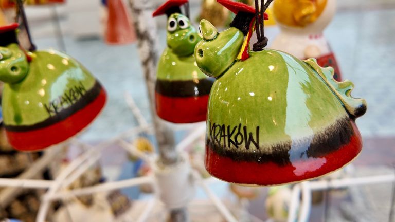 Rękodzieła sprzedawane na Jarmarku Wielkanocnym w Krakowie