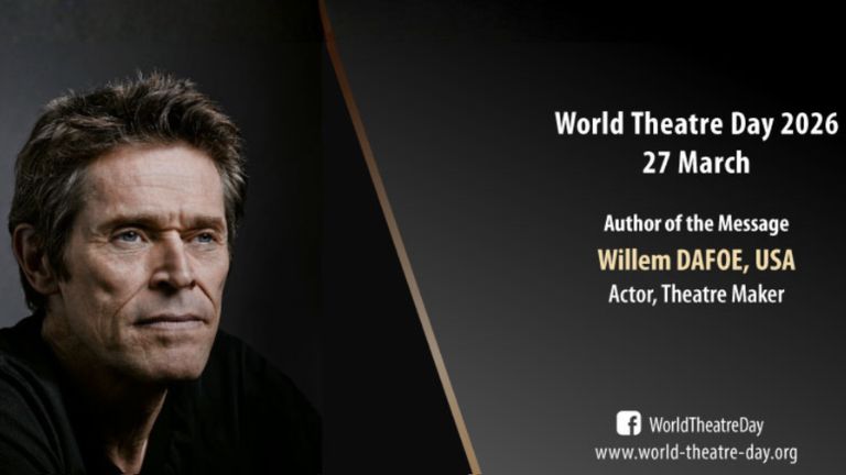 Międzynarodowy Dzień Teatru 2026 - gość Willem Dafoe (aktor)