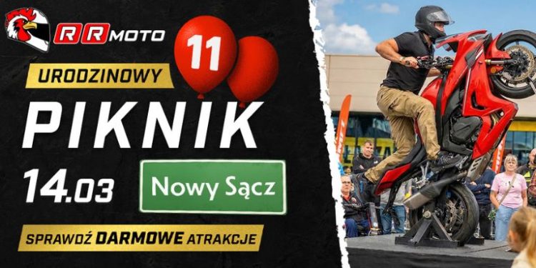 Motocyklowe uderzenie w Nowym Sączu! Wielkie otwarcie sezonu i 11. urodziny RRmoto już 14 marca. Przeczytaj artykuł i sprawdź!
