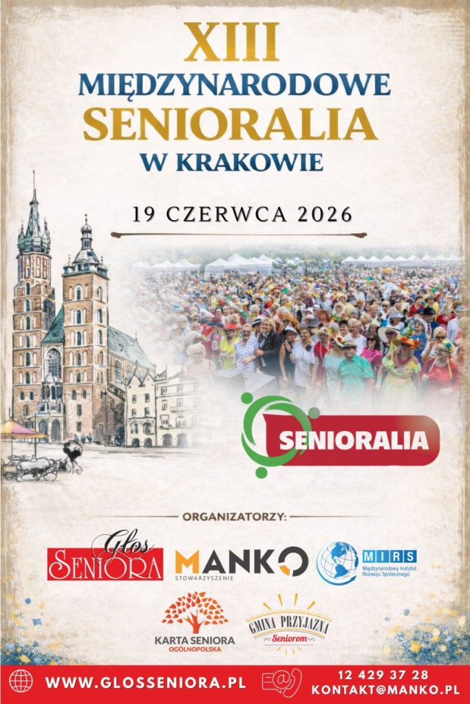 Senioralia Kraków - Dni Seniora plakat