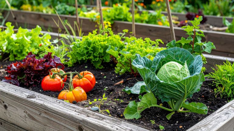 Warzywa w ogrodzie w maju