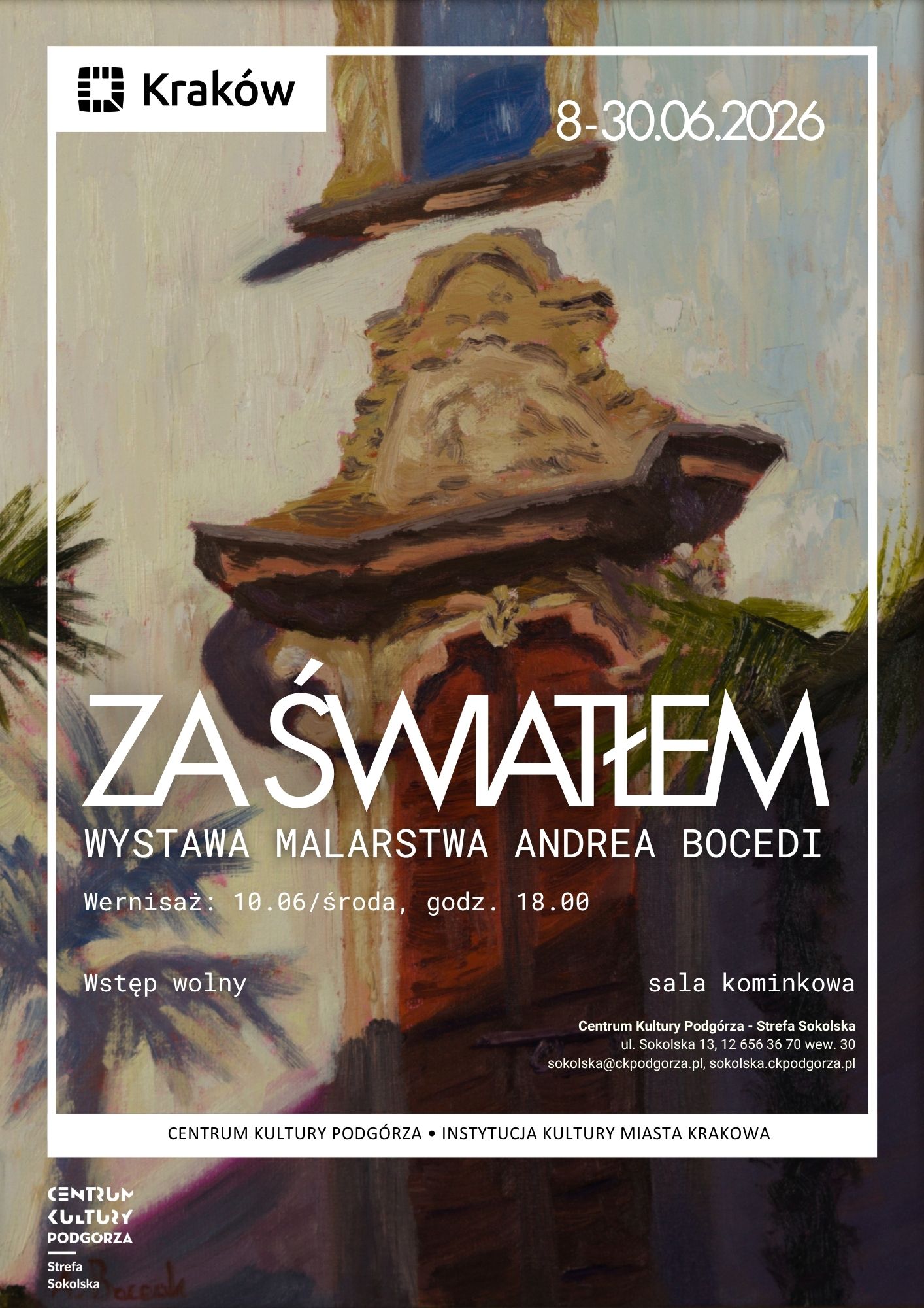 To plakat wystawy Andrea Bocedi