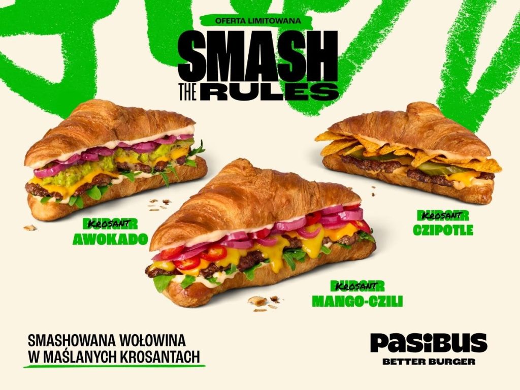 Burger w croissancie Pasibus wprowadza limitowane krosanty