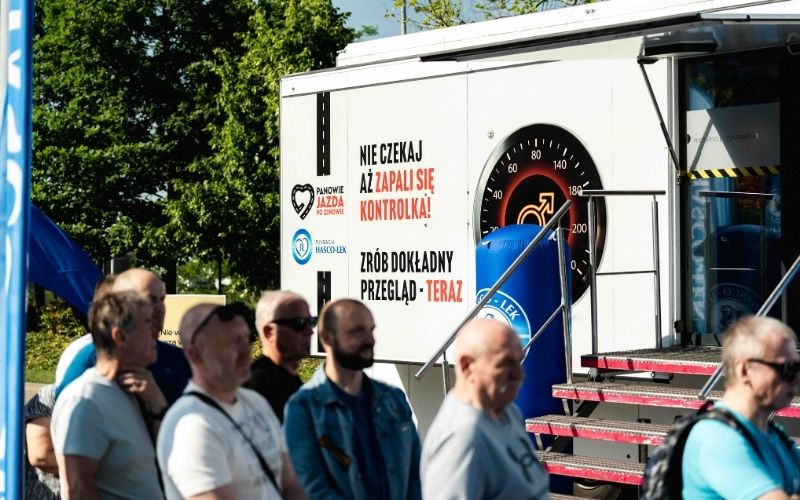 HascoBus w Krakowie. Bezpłatne badania dla mężczyzn przy ul. Nowosądeckiej