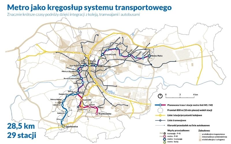 Kraków zabezpieczył 188 mln zł na przygotowanie metra. Ruszył ważny przetarg