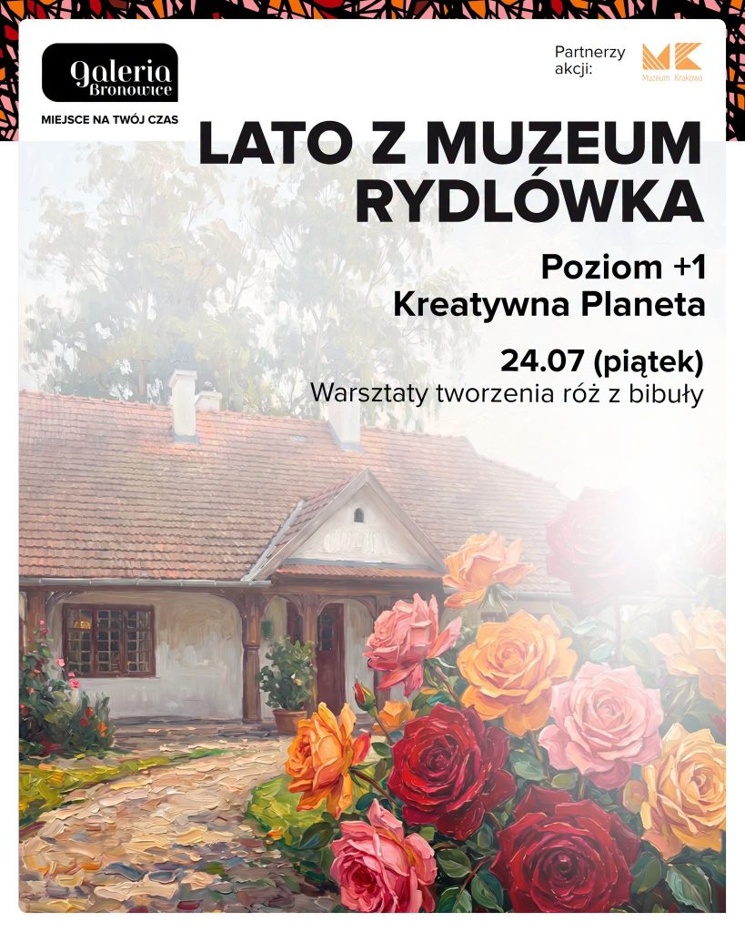 Bezpłatne warsztaty z tworzenia kwiatów z krepiny w Galerii Bronowice