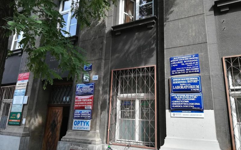Punkty pobrać Synevo - Kraków, Śródmieście, Batorego 3
