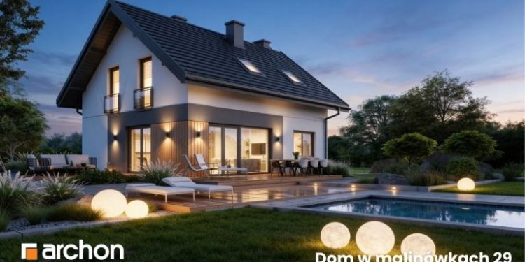Dom w malinówkach 29 – funkcjonalny dom do 70 m² powierzchni zabudowy
