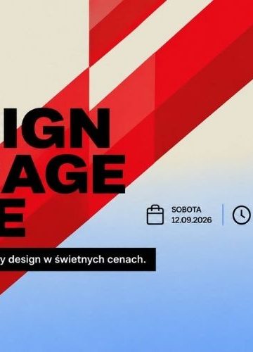 Design Garage Sale w Krakowie. Jednodniowa wyprzedaż designu i rękodzieła w Forum Designu