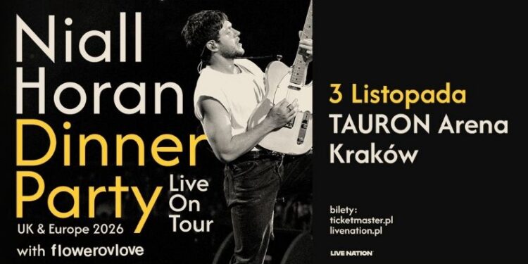 Niall Horan w Krakowie 2026 - koncert, bilety i najważniejsze informacje