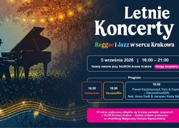 Reggae i jazz w TAURON Arenie Kraków. Bezpłatny koncert już 5 września