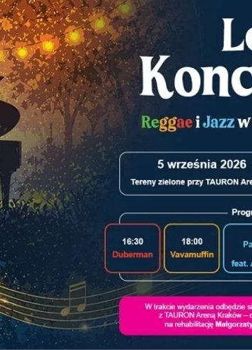 Reggae i jazz w TAURON Arenie Kraków. Bezpłatny koncert już 5 września