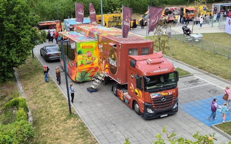 Wawel Truck w Krakowie. Słodka zabawa dla dzieci podczas Dożynek wojewódzkich