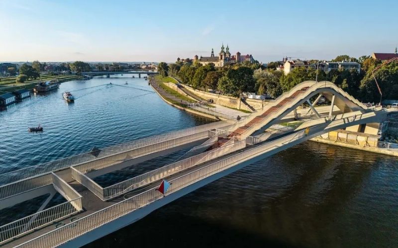 Kładka Kazimierz–Ludwinów zostanie otwarta 4 października. Znamy godzinę inauguracji