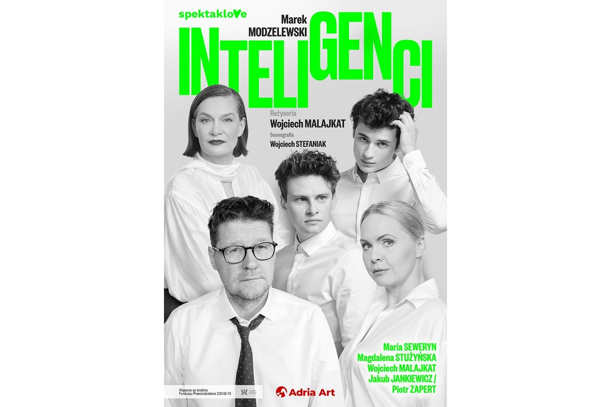Inteligenci – grafika wydarzenia Adria Art w Krakowie