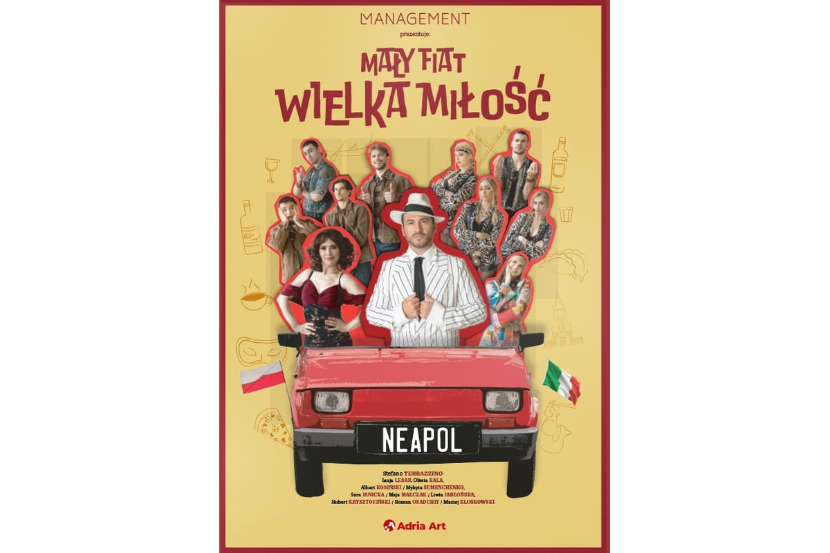 Mały Fiat Wielka Miłość – grafika wydarzenia Adria Art w Krakowie