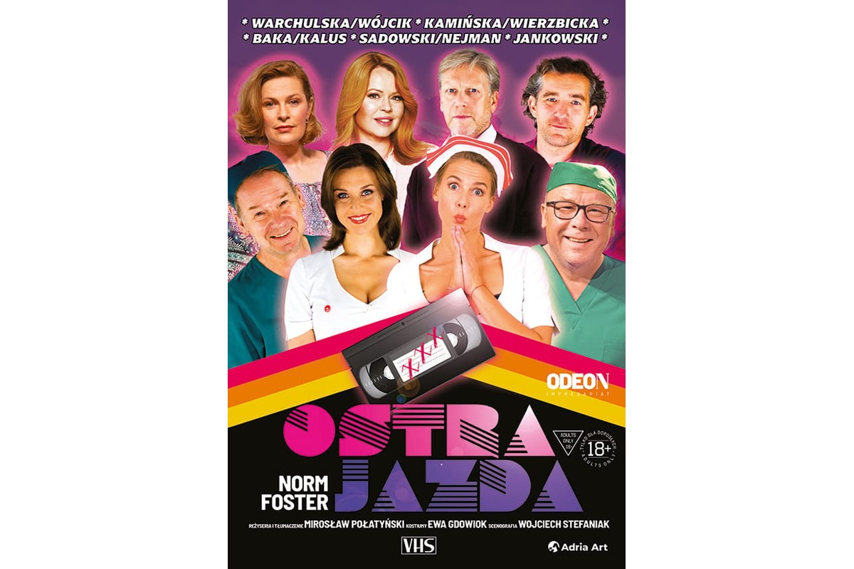 Ostra Jazda – grafika wydarzenia Adria Art w Krakowie