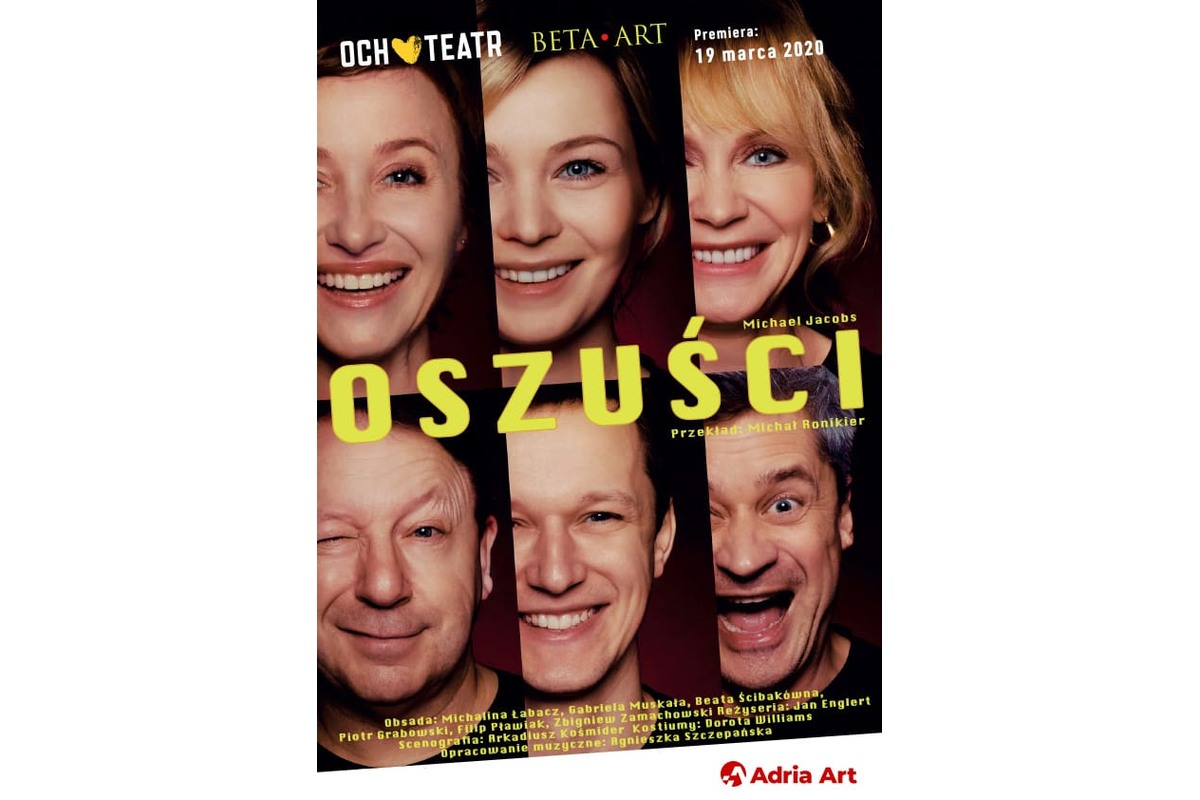 Oszuści – grafika wydarzenia Adria Art w Krakowie