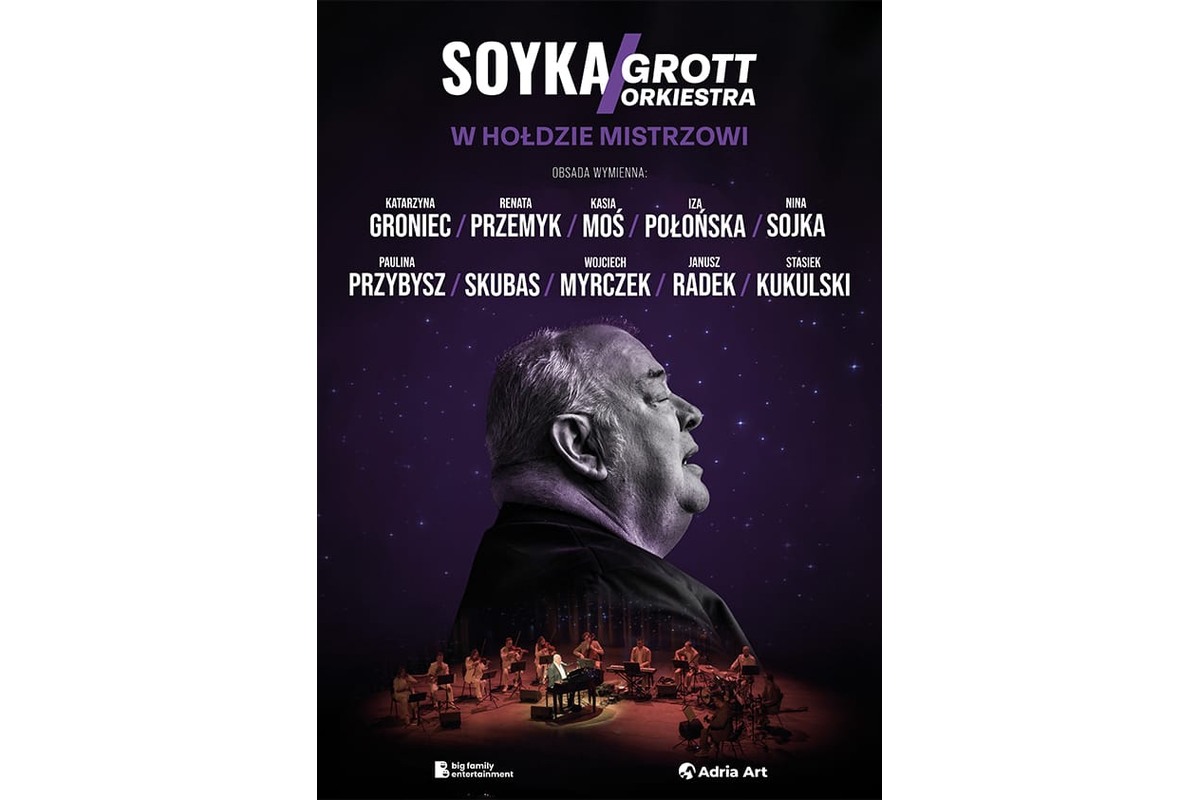 SOYKA / GROTT Orkiestra – w hołdzie Mistrzowi – grafika wydarzenia Adria Art w Krakowie