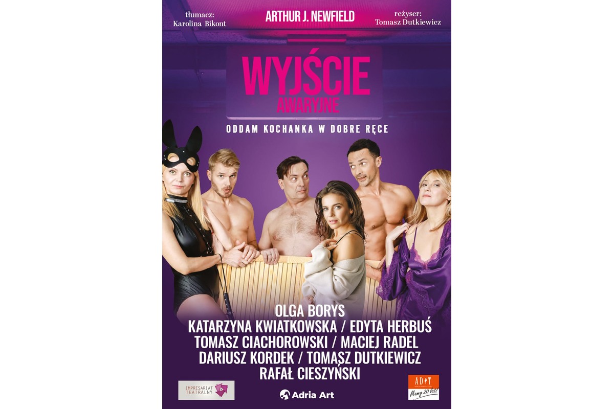 Wyjście awaryjne – grafika wydarzenia Adria Art w Krakowie